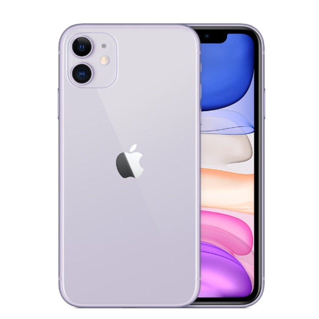 Apple iPhone 11 6.1&quot; Original Liquid Retina IPS LCD 64/128/256GB A13 IOS A2221 A2111 Genuine iPhone11 Unlocked 4G LTE Cell Phone