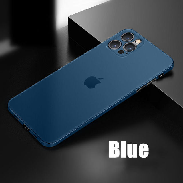 Ultra Thin 0.2mm Matte Case For IPhone 13 12 Mini X XR XS 11 Pro Max Full Cover For IPhone 7 6 6s 8 Plus Hard PC Shockproof Case