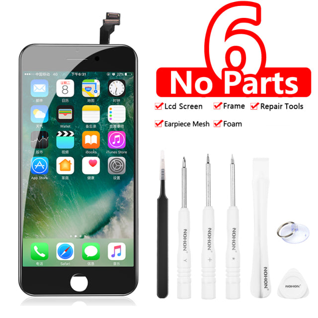 NOHON LCD Display Screen For iPhone 6 6S 7 8 Plus X XR XS MAX Original Replacement 3D Touch Digitizer Assembly Mobile Phone LCDs