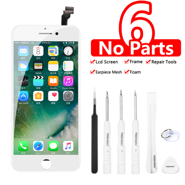 NOHON LCD Display Screen For iPhone 6 6S 7 8 Plus X XR XS MAX Original Replacement 3D Touch Digitizer Assembly Mobile Phone LCDs