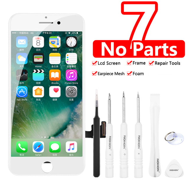 NOHON LCD Display Screen For iPhone 6 6S 7 8 Plus X XR XS MAX Original Replacement 3D Touch Digitizer Assembly Mobile Phone LCDs