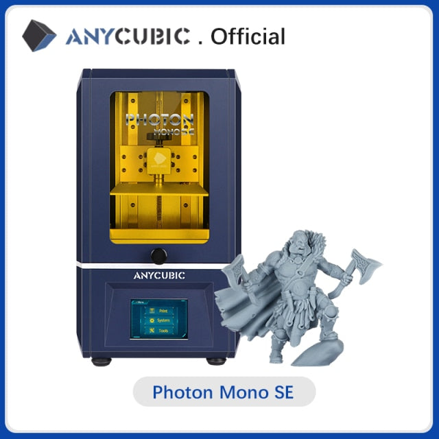 ANYCUBIC 3D Printer Photon Mono SE 405nm UV Resin Printers with 6 inch 6&quot; 2K Monochrome LCD, APP Remote Control, 130*78*160mm