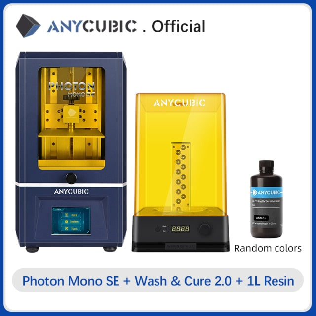 ANYCUBIC 3D Printer Photon Mono SE 405nm UV Resin Printers with 6 inch 6&quot; 2K Monochrome LCD, APP Remote Control, 130*78*160mm