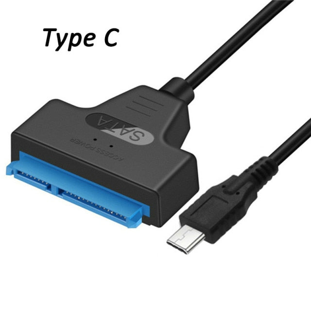 Congdi USB SATA 3 Cable Sata To USB 3.0 Adapter UP To 6 Gbps Support 2.5Inch External SSD HDD Hard Drive 22 Pin Sata III A25 2.0