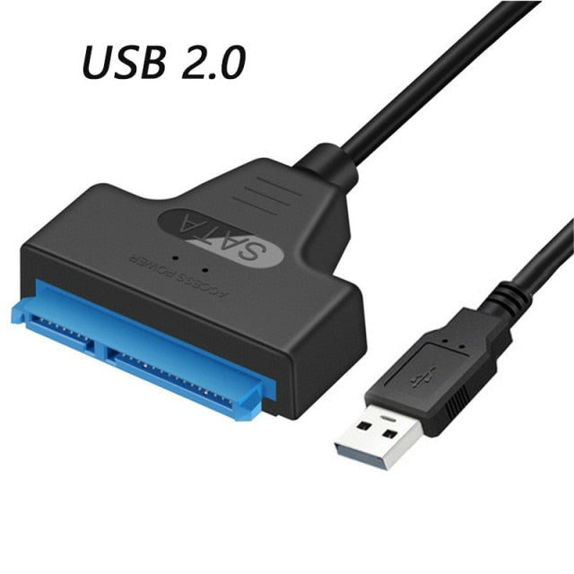 Congdi USB SATA 3 Cable Sata To USB 3.0 Adapter UP To 6 Gbps Support 2.5Inch External SSD HDD Hard Drive 22 Pin Sata III A25 2.0