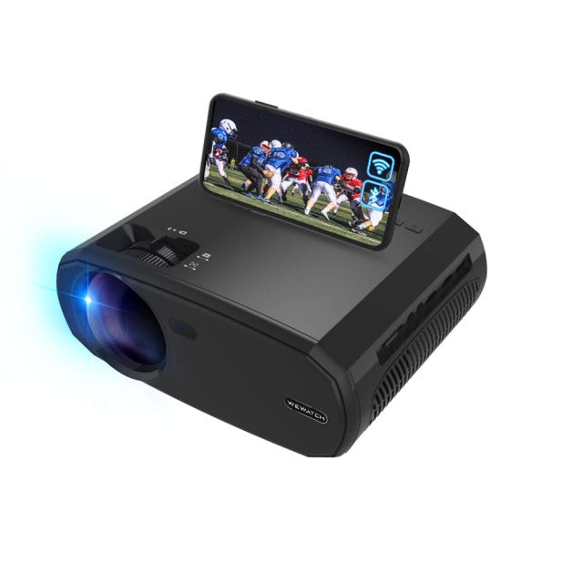 WEWATCH V50 Portable 5G WIFI Projector Mini Smart Real 1080P Full HD Movie Proyector 200&#39;&#39; Large Screen LED Bluetooth Projectors