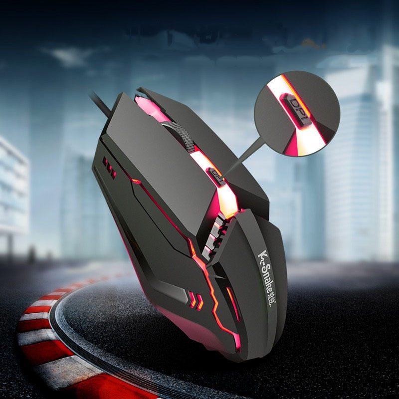 USB Wired Mouse Viper M11 Gaming Electronic Sports RGB Streamer Horse Running Luminous Computer Laptop Desktop Mouse