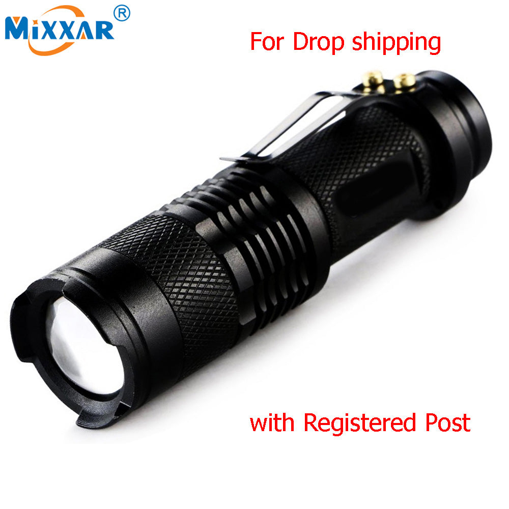 Portable LED Military Tactical Police Flashlight