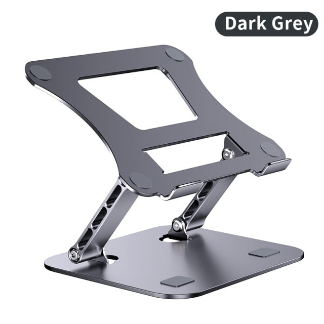 MC 515 Laptop Stand Adjustable Aluminum Alloy Notebook Stand Compatible with 10-17 Inch Laptop Portable Laptop Holder