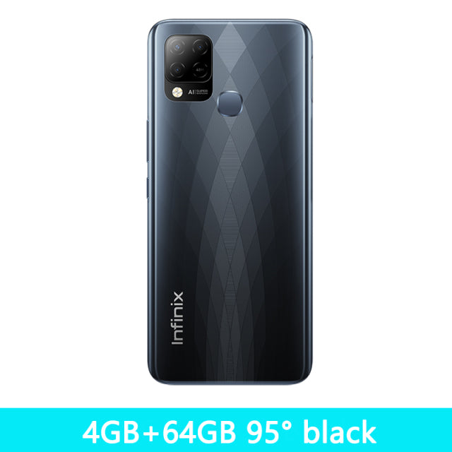 Infinix Hot 10S NFC 4GB 64GB Smartphone 6.82&#39;&#39; Display Helio G85 48MP AI Triple Camera Mobile Phone 5000mAh Battery