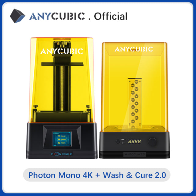 ANYCUBIC Photon Mono 4K New Upgrade High-Speed SLA LCD UV Resin 3D Printer Equiped With 6.23&quot; 4K Monochrome Screen, 132*80*165mm