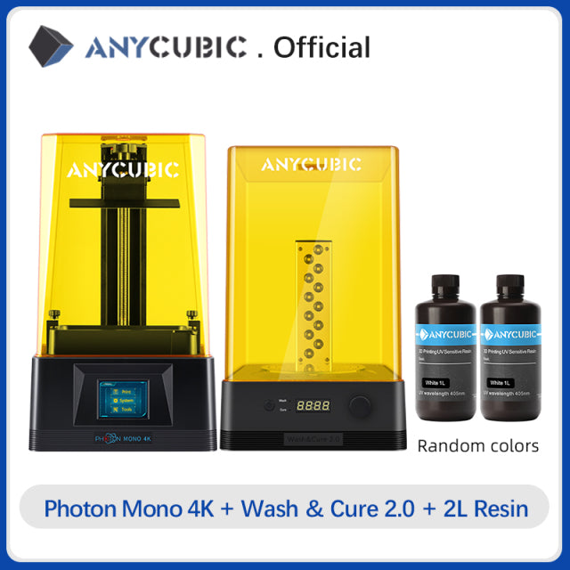 ANYCUBIC Photon Mono 4K New Upgrade High-Speed SLA LCD UV Resin 3D Printer Equiped With 6.23&quot; 4K Monochrome Screen, 132*80*165mm