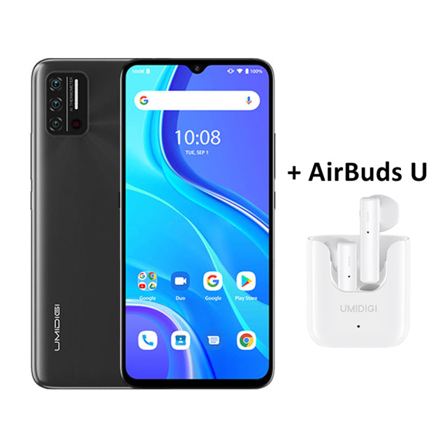 [US Charger] UMIDIGI A7S Smart Phone 6.53&quot; Screen 32GB 4150mAh Camera Global Version Cellphone Infrared Temperature Sensor