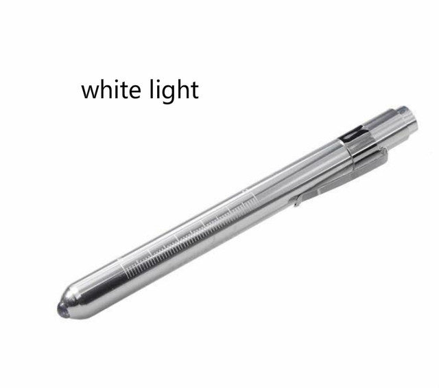 Reusable Portable LED Flashlight Medical First Aid Pen Light Torch Lamp