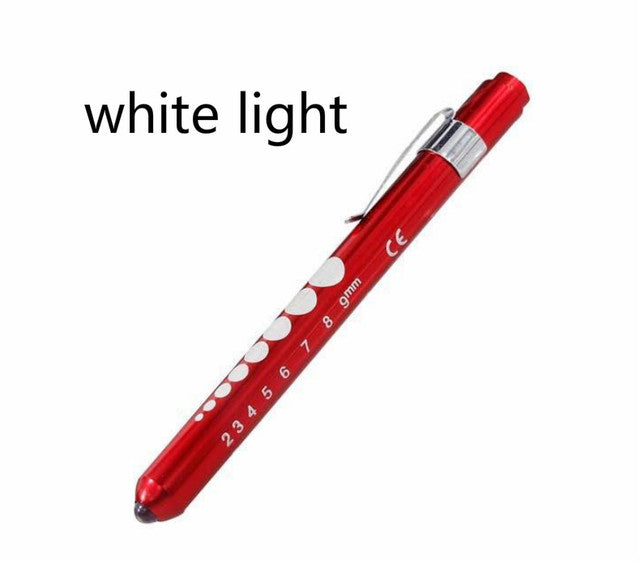 Reusable Portable LED Flashlight Medical First Aid Pen Light Torch Lamp