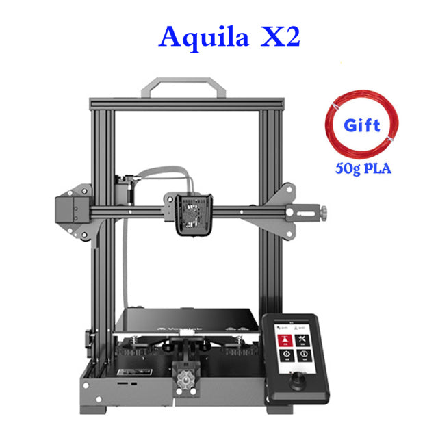 Voxelab Aquila 3d Printer Silent Mainboard DIY 3d Printer Kit Open Source 220*220*250mm Carborundum Building Bed Resume Printing