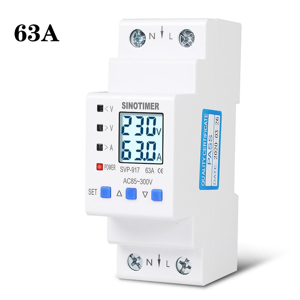 Adjustable Over And Under Voltage Protective Energy Meter Cycle Switch
