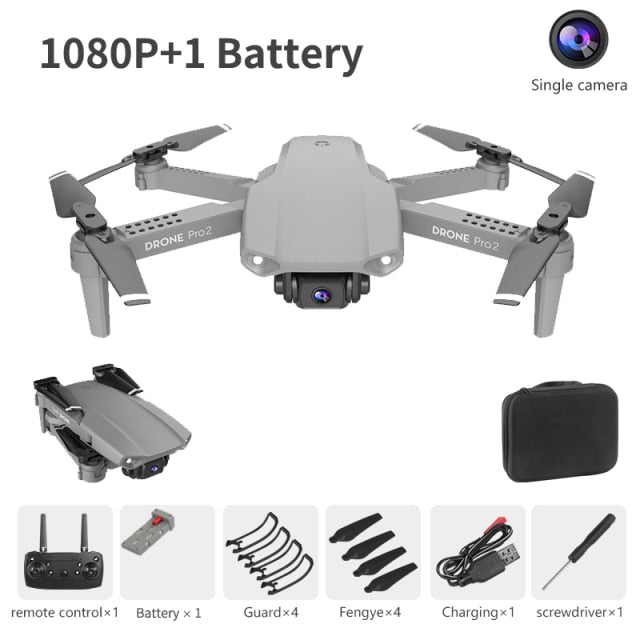 NYR E99 Pro2 RC Mini Drone 4K 1080P 720P Dual Camera WIFI FPV Aerial Photography Helicopter Foldable Quadcopter Dron Toys