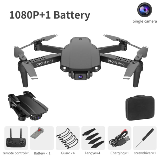 NYR E99 Pro2 RC Mini Drone 4K 1080P 720P Dual Camera WIFI FPV Aerial Photography Helicopter Foldable Quadcopter Dron Toys