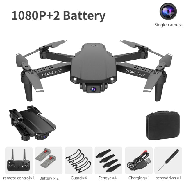 NYR E99 Pro2 RC Mini Drone 4K 1080P 720P Dual Camera WIFI FPV Aerial Photography Helicopter Foldable Quadcopter Dron Toys