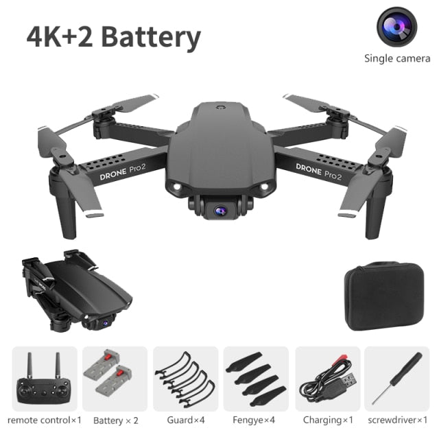 NYR E99 Pro2 RC Mini Drone 4K 1080P 720P Dual Camera WIFI FPV Aerial Photography Helicopter Foldable Quadcopter Dron Toys