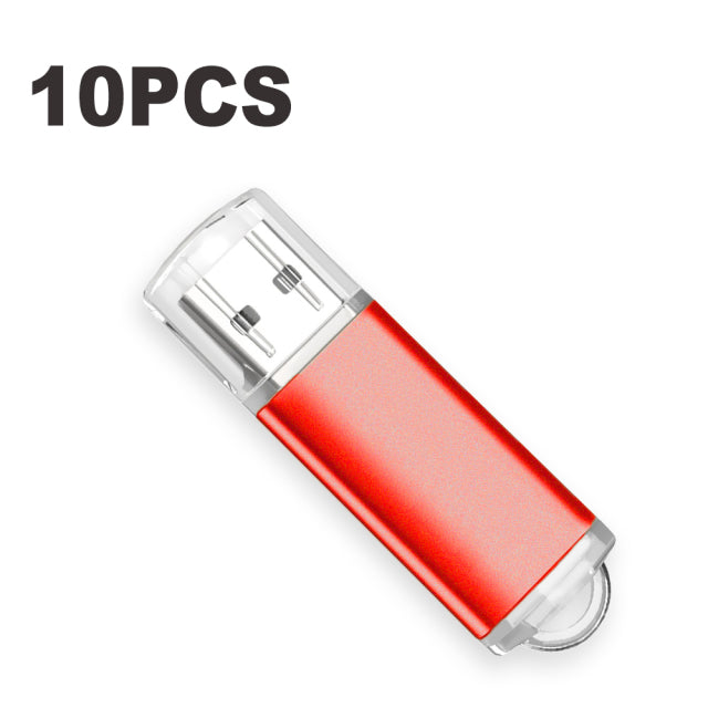 10PCS/lot Colour USB Flash Drive 2.0 4GB 8GB 16GB Mini Memory Stick Pendrive 32GB 64GB 128GB USB Stick  Flash Disk Custom Logo