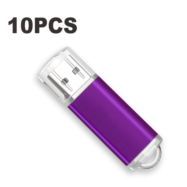 10PCS/lot Colour USB Flash Drive 2.0 4GB 8GB 16GB Mini Memory Stick Pendrive 32GB 64GB 128GB USB Stick  Flash Disk Custom Logo