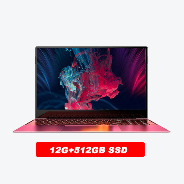 Dere Laptop MBook M11 15.6 Inch Intel Celeron N5095 12GB RAM 512GB SSD 1920*1080 Dual band WiFi Gaming Laptop Window 10 Notebook