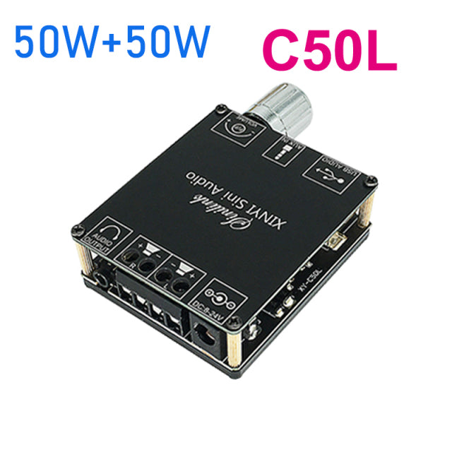 Bluetooth-compatible 2*50W 2*100W AUX TPA3116 Digital Power Amplifier Board 2.0 CH Stereo Home Music Wireless Module Audio AMP