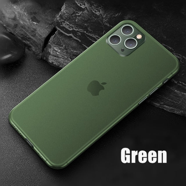 Ultra Thin 0.2mm Matte Case For IPhone 13 12 Mini X XR XS 11 Pro Max Full Cover For IPhone 7 6 6s 8 Plus Hard PC Shockproof Case