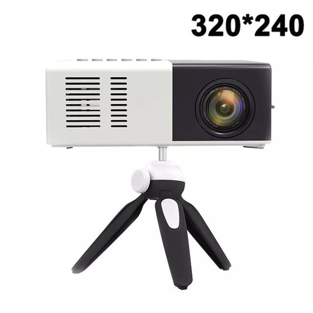 Salange J9Pro Mini Projector LED Home Media Player Audio Portable Proyectors 480x360 Pixels Supports 1080P HDMI USB Video Beamer