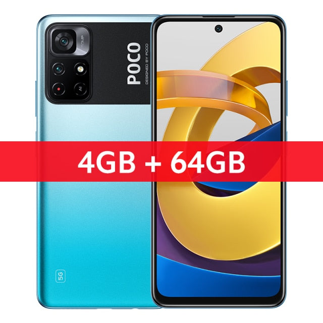 POCO M4 Pro Global Version 5G Smartphone NFC 64GB / 128GB Dimensity 810 Octa Core 6.6&quot; 90Hz FHD+ DotDisplay 50MP 33W Pro 5000mAh