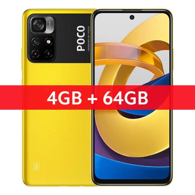 POCO M4 Pro Global Version 5G Smartphone NFC 64GB / 128GB Dimensity 810 Octa Core 6.6&quot; 90Hz FHD+ DotDisplay 50MP 33W Pro 5000mAh