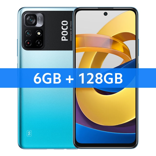 POCO M4 Pro Global Version 5G Smartphone NFC 64GB / 128GB Dimensity 810 Octa Core 6.6&quot; 90Hz FHD+ DotDisplay 50MP 33W Pro 5000mAh