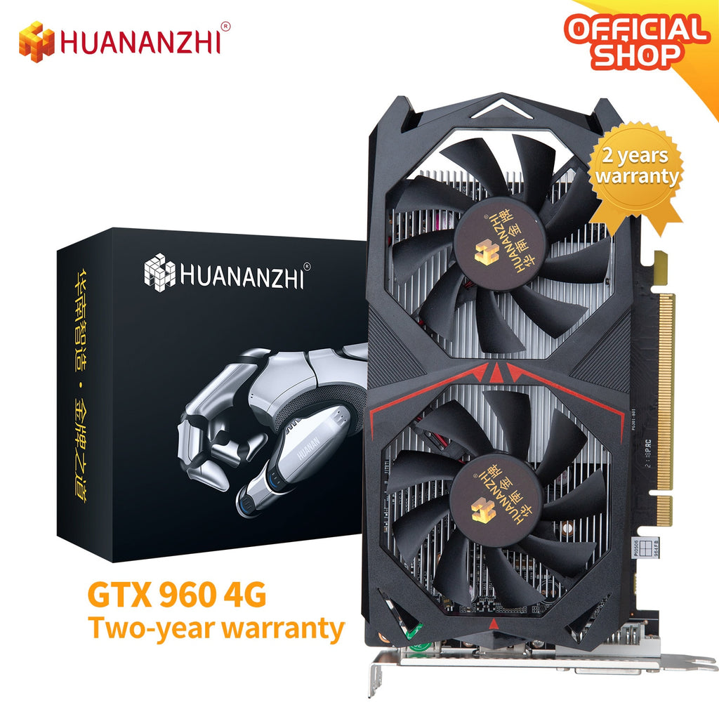 HUANANZHI GTX 650 760 950 960 970 1050TI 1060 2G 4G 6G Graphics Card RX 550 560 4G GDDR4 GDDR5 VGA HDMI-Compatibl Video Cards