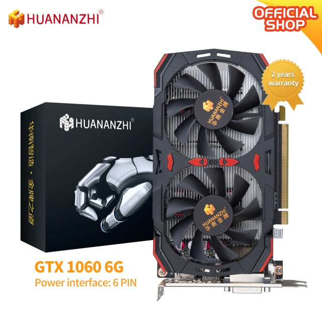 HUANANZHI GTX 650 760 950 960 970 1050TI 1060 2G 4G 6G Graphics Card RX 550 560 4G GDDR4 GDDR5 VGA HDMI-Compatibl Video Cards