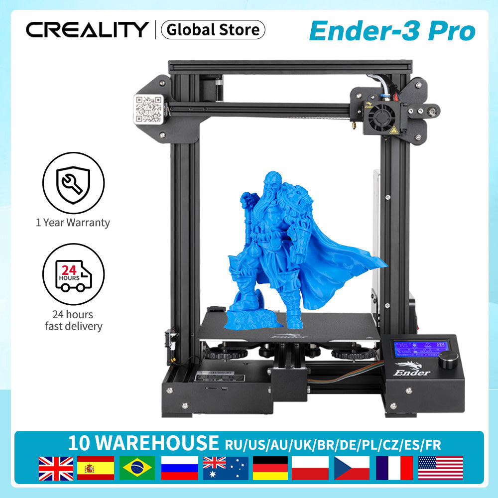 CREALITY 3D Upgrade 3D Ender-3 Pro Printer Kit Cmagnetic Bulid Plate Resume Print With 220*220*250MM Printing Size
