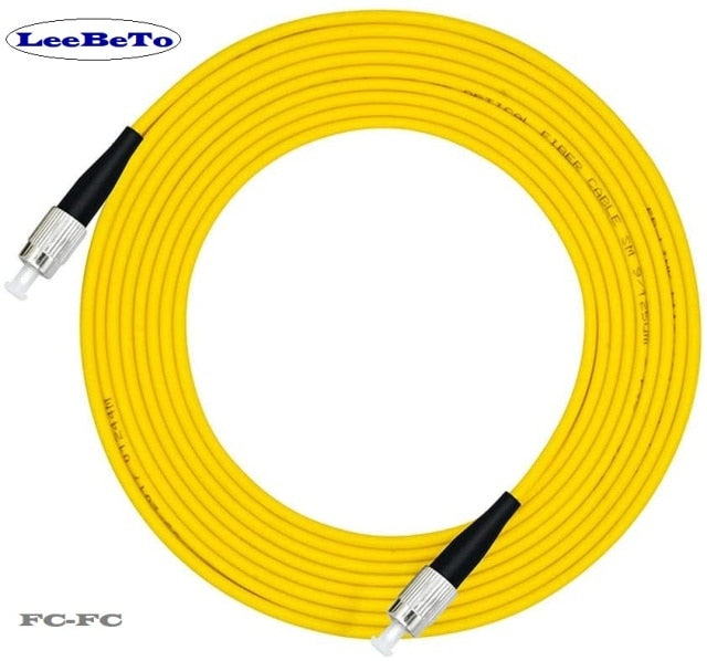 FC to FC SC to SC LC to LC  ST to ST SC to SC  Fiber Patch Cord Jumper Cable SM Simplex Single Mode Optic for Network 3m 5m 10m