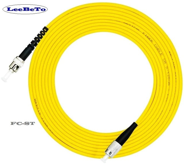 FC to FC SC to SC LC to LC  ST to ST SC to SC  Fiber Patch Cord Jumper Cable SM Simplex Single Mode Optic for Network 3m 5m 10m