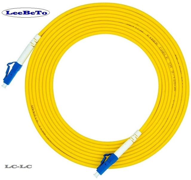 FC to FC SC to SC LC to LC  ST to ST SC to SC  Fiber Patch Cord Jumper Cable SM Simplex Single Mode Optic for Network 3m 5m 10m