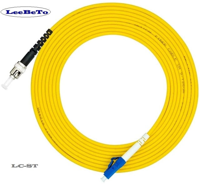 FC to FC SC to SC LC to LC  ST to ST SC to SC  Fiber Patch Cord Jumper Cable SM Simplex Single Mode Optic for Network 3m 5m 10m