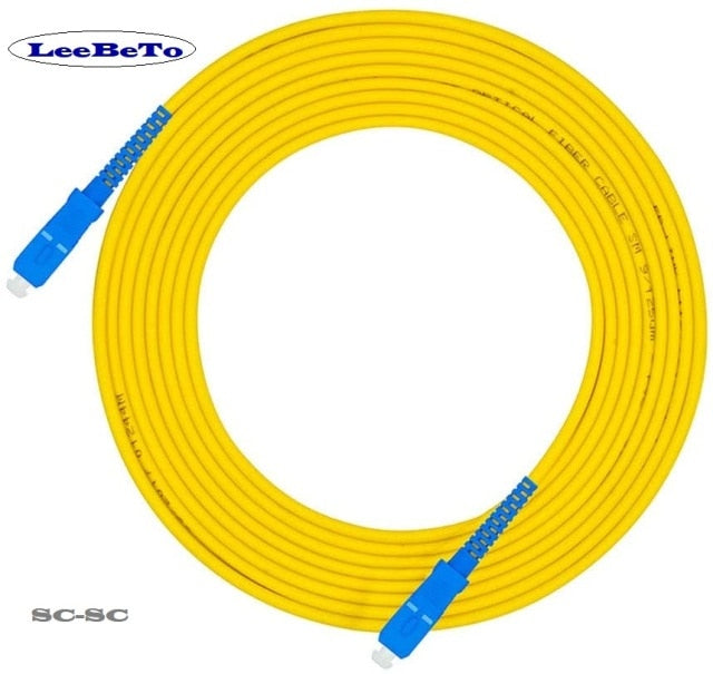 FC to FC SC to SC LC to LC  ST to ST SC to SC  Fiber Patch Cord Jumper Cable SM Simplex Single Mode Optic for Network 3m 5m 10m