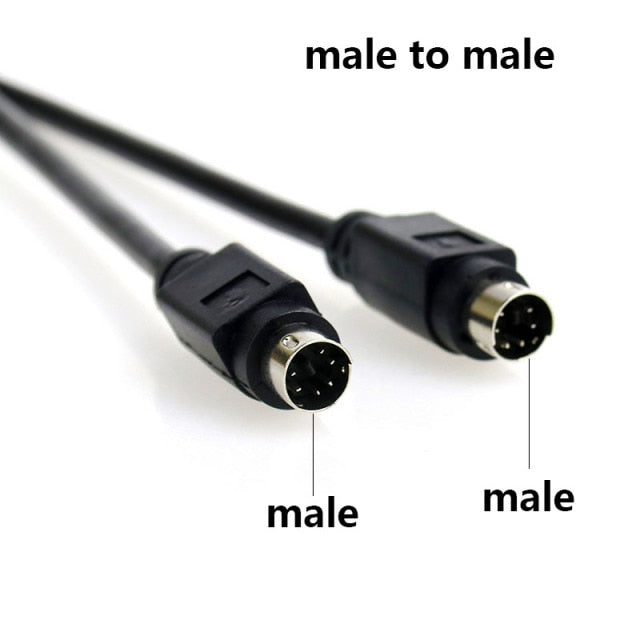 Pure copper PS2 PS/2 Keyboard Mouse Male To Female Extension Cable Lead 6 Pin Motherboard Mouse for Mouse Keyboard 1M, 1.5M, 3M, 5M