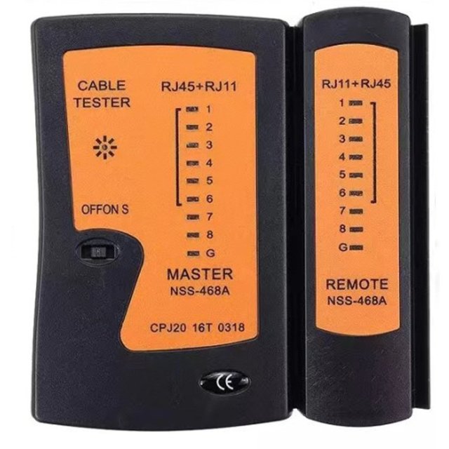 Network Lan Cable Tester Test Rj45 Rj-11 Cat5 Utp Ethernet Tool Cat5 6 E Rj11 8P Portable Network Cable Tester