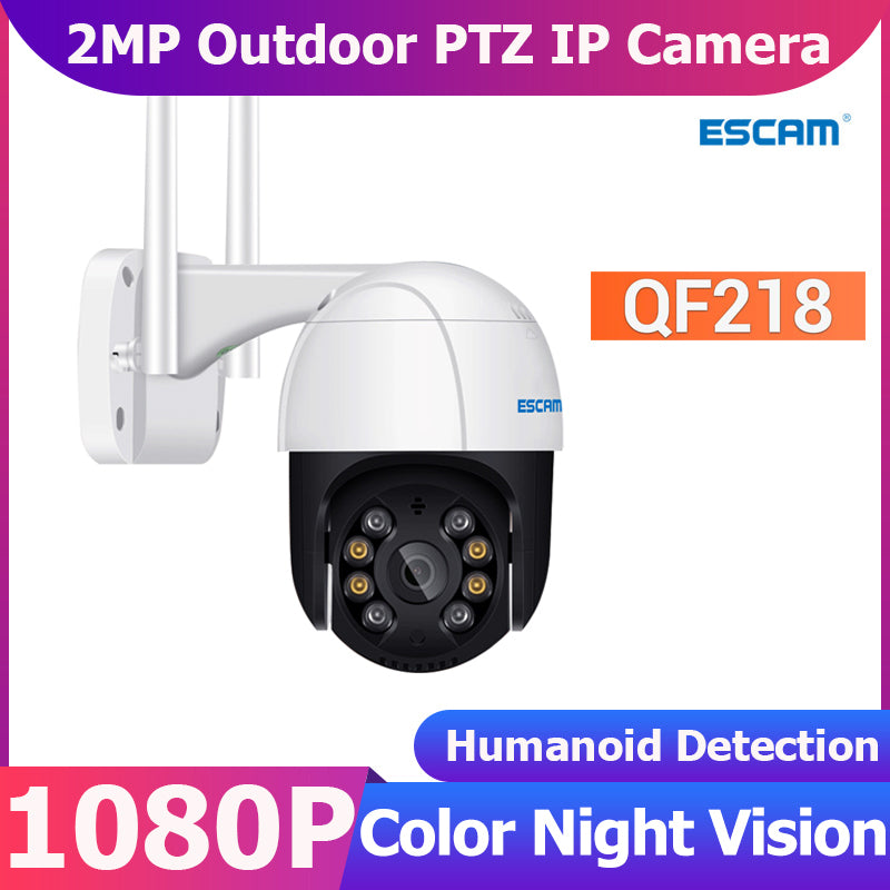 1080P Smart IP Camera WiFi Outdoor Night Vision PTZ Home Security Camera