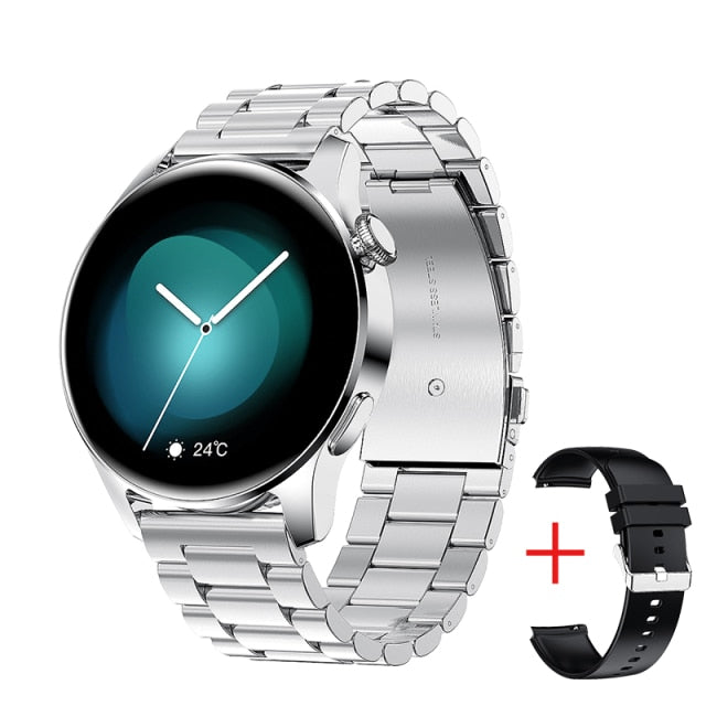 LIGE 2022 New Luxury Fashion Men&#39;s Smart Watch Bluetooth Smart Heart Rate Monitoring IP67 Waterproof Watch Men&#39;s Call + Box