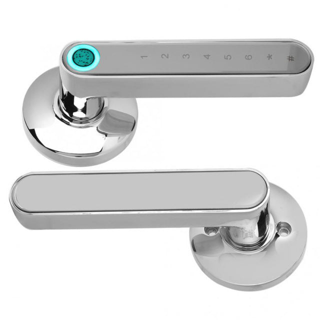 Electronic Lock Bluetooth Keyless Handle Digital Smart Door Lock