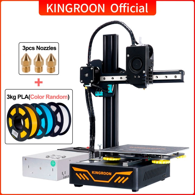 KINGROON KP3S 3D Printer High Precision Printing Upgraded DIY FDM 3d printer Kit Touch Screen KP3S Printing Size 180*180*180mm