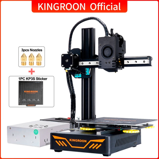 KINGROON KP3S 3D Printer High Precision Printing Upgraded DIY FDM 3d printer Kit Touch Screen KP3S Printing Size 180*180*180mm