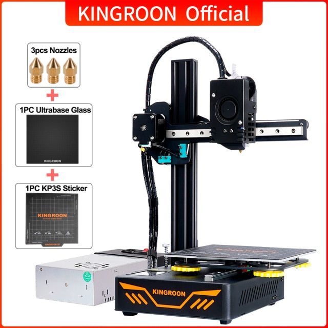 KINGROON KP3S 3D Printer High Precision Printing Upgraded DIY FDM 3d printer Kit Touch Screen KP3S Printing Size 180*180*180mm